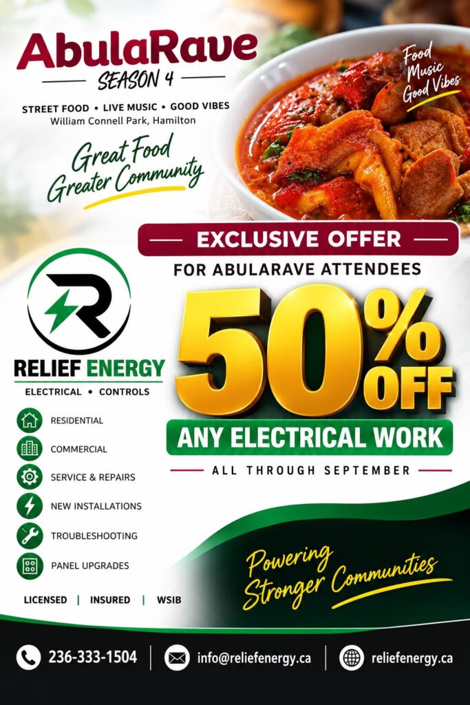 Relief Energy Offered 50% Off on Electrical Work at Abula Rave Season 4